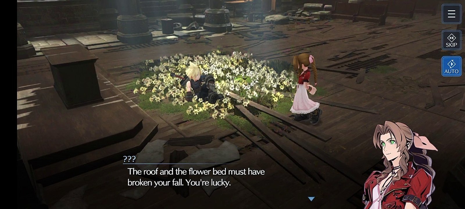Fase de la iglesia de Cloud y Tifa Final Fantas...
