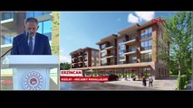 BAKAN ÖZHASEKİ VE BİNALİ YILDIRIM TOPLU TEMEL ATMA, AÇILIŞ, TAPU VE ANAHTAR TESLİM TÖRENİNE KATILDI