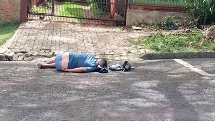 Homem desacordado em via pública preocupa moradores do Parque São Paulo