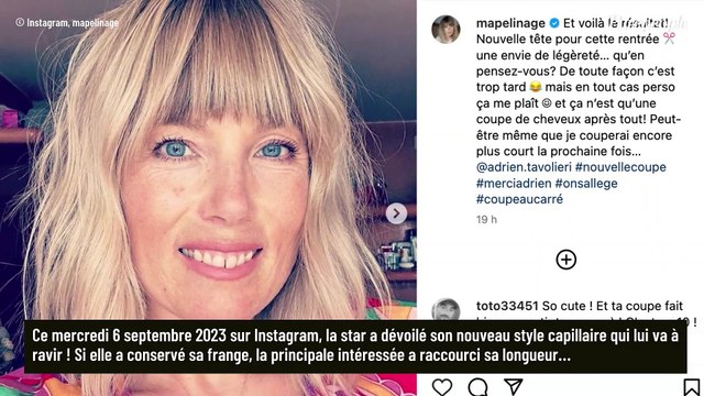 PHOTO Mélanie Page relookée : la femme de Nagui opère une transformation capillaire pour la rentrée