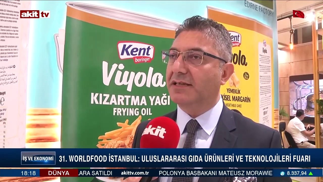 Kent Boringer 31. Worldfood İstanbul: Uluslararası gıda ürünleri ve teknolojileri fuarı