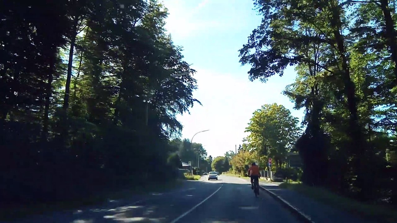 Fahrrad auf falscher Bahn