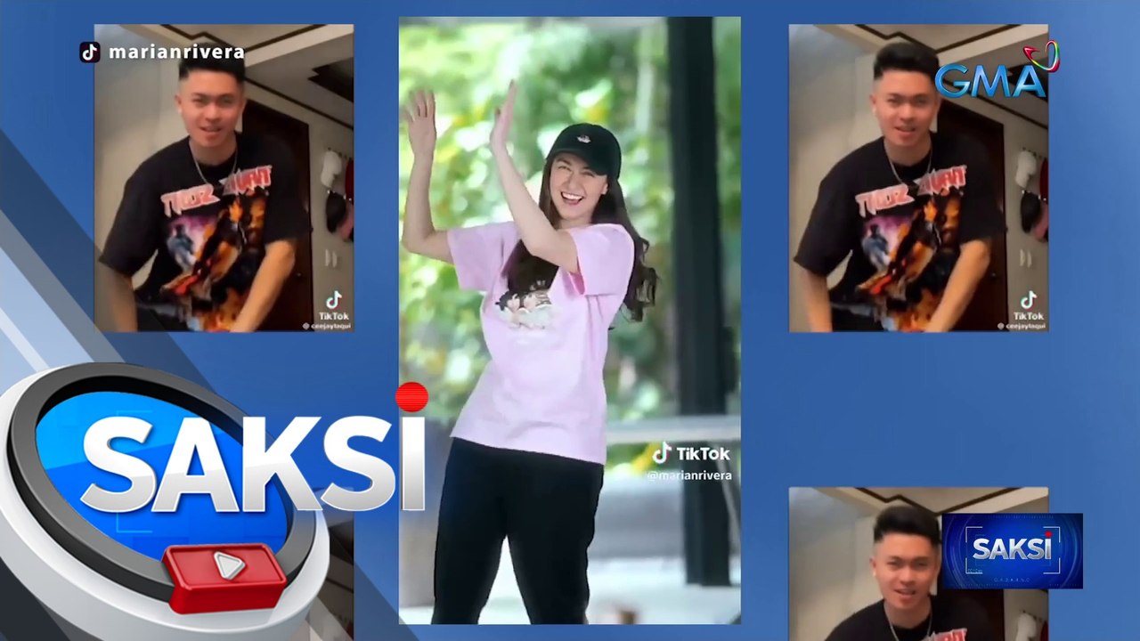 Marian Rivera, humanga sa netizens na naki- "Sabay Sabay Tayo" dance challenge | Saksi