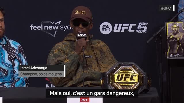 UFC 293 - Adesanya : Strickland est un gars dangereux