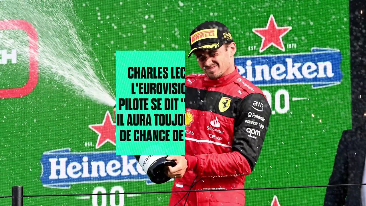 Charles Leclerc à l'Eurovision ? Le pilote se dit "prêt" et il aura toujours plus de chance de gagner que contre Max Verstappen