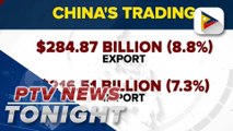China exports, imports fall in August