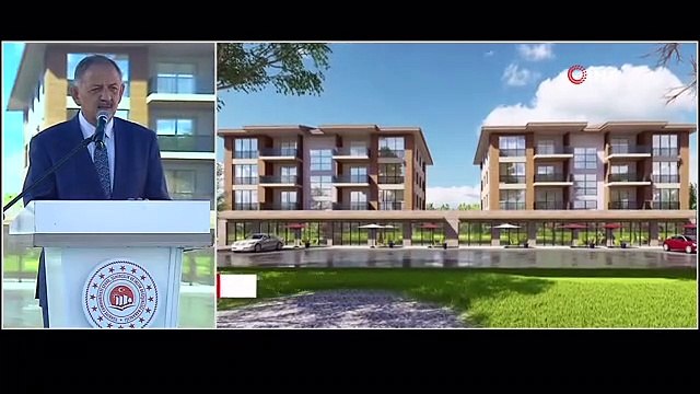 Bakan Özhaseki ve Binali Yıldırım'ın katılımıyla Erzincan'da temel atma, açılış, tapu ve anahtar teslim töreni gerçekleşti