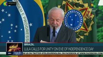 Lula calls for unity as he attends Brazilian Independence Day parade