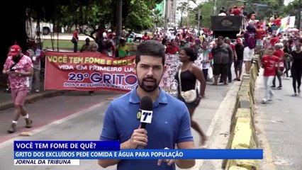 Grito dos Excluídos pede comida e água para população