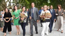 Ofrenda floral a la Virgen de la Vega en las Ferias de Salamanca 2023