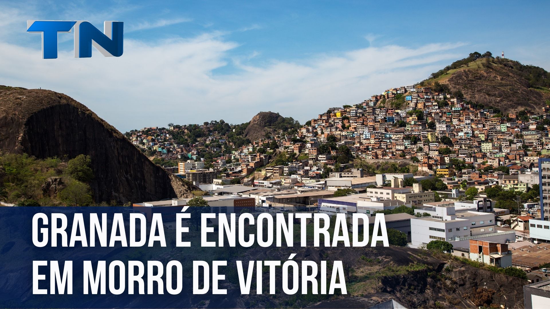 Granada é encontrada em morro de Vitória