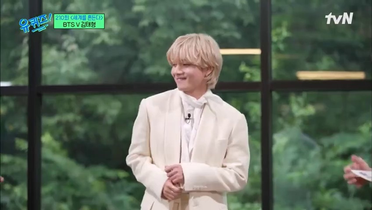 BTS V at YOU QUIZ ON THE BLOCK EP 210 Teaser ENG SUB - video