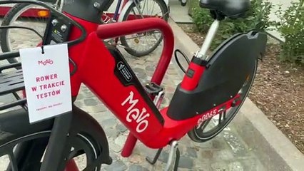 Novy rower Mevo w akcji