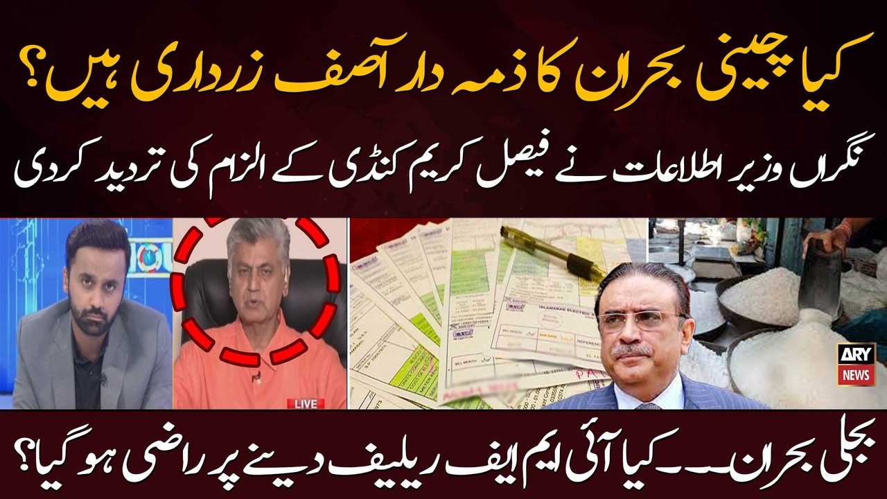 Has IMF agreed to provide relief in electricity bills? Interim Info Minister's Reaction