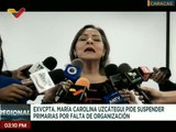 María Uzcátegui: hay que suspender, revisar y replantearse el proceso de las primarias