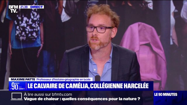 Je n'avais pas vraiment vu les choses : Maxime Patte (professeur d'histoire-géographie en lycée) témoigne du harcèlement scolaire subi par l'une de ses élèves