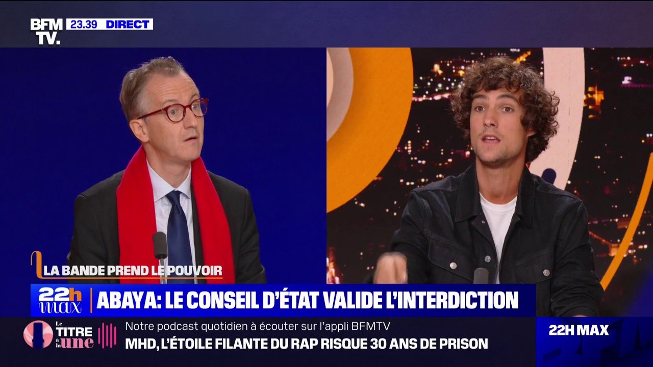 LA BANDE PREND LE POUVOIR - Interdiction de l'abaya: "Une victoire politique pour Gabriel Attal et une victoire importante pour la république laïque", estime Christophe Barbier