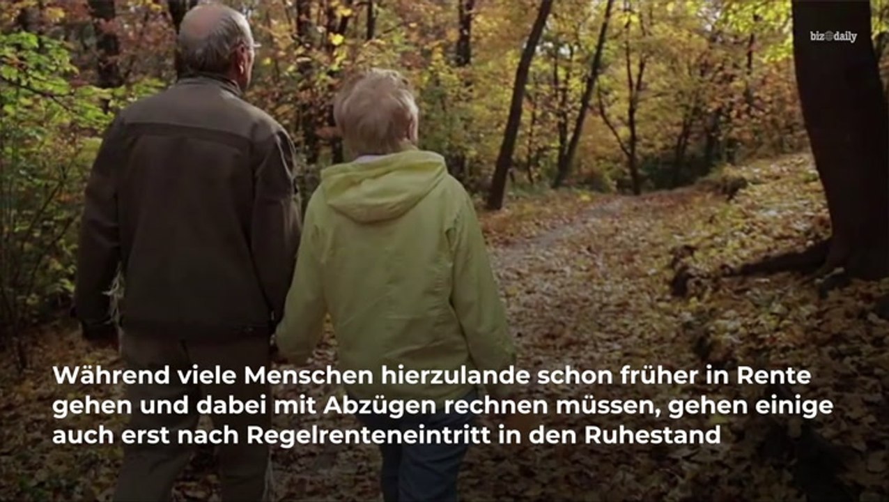 Renteneintritt: So viele gingen 2022 mit Zuschlag in den Ruhestand