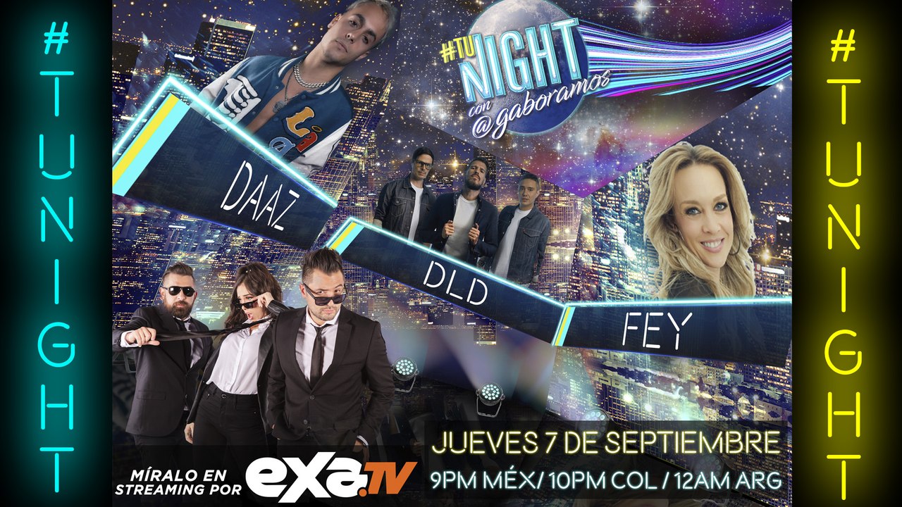 Fey, Daaz y DLD en tuNight con Gabo Ramos