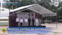 Realizan cambio de mando en la 29ª zona militar