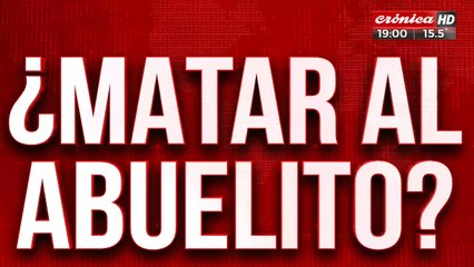 Delincuentes dispuestos a todo: ¿Matar al abuelito?