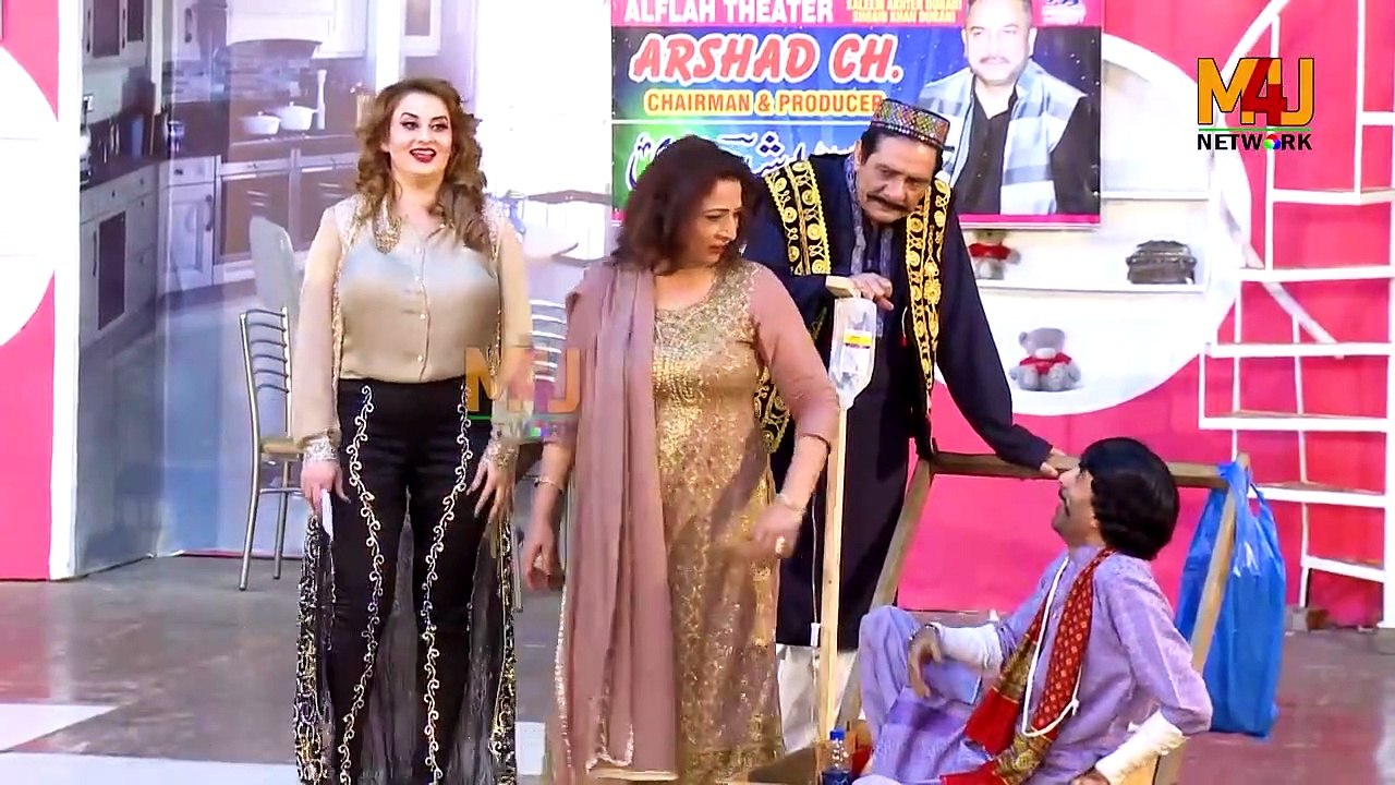 Tariq Teddy and Sajan Abbas With Afreen Khan Stage Drama Boli Pyaar Di Full Comedy Clip 2019