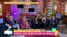 En vivo, hijos de Alejandro Fernández, Tinu X Emi presentan su nuevo sencillo ‘Deja Vu’