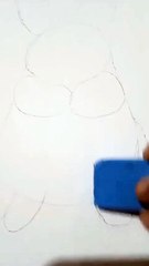 Pencil sketch design and handmade craft.