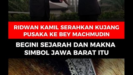 Ridwan Kamil Serahkan Kujang Pusaka ke Bey Machmudin, Begini Sejarah dan Makna Simbol Jawa Barat Itu