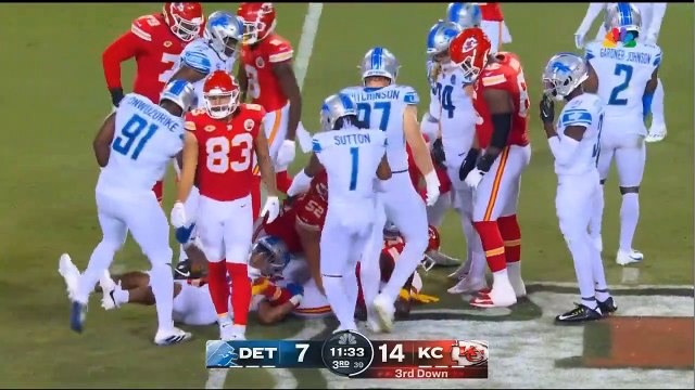 Kansas City Chiefs vs. Detroit Lions Full Highlights 3rd QTR _ NFL Week 1_2023