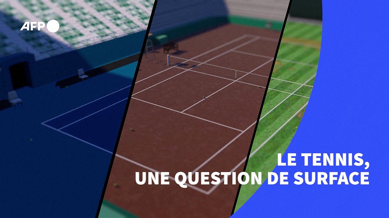 Le tennis, une question de surface