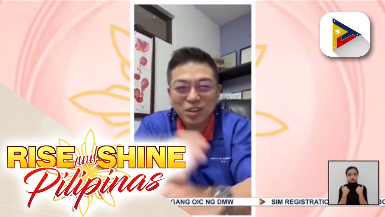 Pagbati mula kay Dr. Joseph Lee sa Rise and Shine Pilipinas video