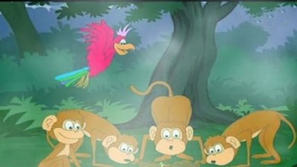 मूर्ख बंदर और चिड़िया //Foolish Monkey and Bird Story#Video#children#moralstory