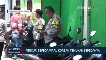 Pencuri Sepeda di Semarang Timur Ketahuan Kamera Pengawas