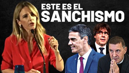 El vídeo de la vergüenza: así despedaza Cayetana a Sánchez por sus pactos con el diablo