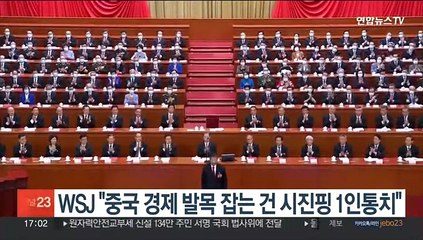 WSJ "중국 경제 발목 잡는 건 시진핑 1인 통치"