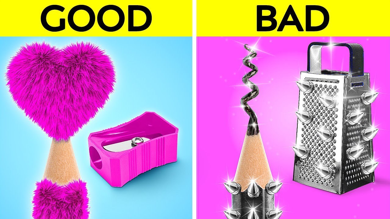 Mean Vs Nice Girl Makeover || Good Vs Bad Beauty Transformation Hacks And Crafts By 123 Go!