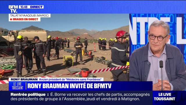 Maroc: pour l'ex-président de Médecins sans frontières , contrairement aux ONG, l'aide d'un État revêt un aspect politique