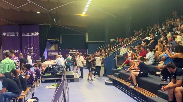 Interview maritima: Lubin Gensoulen après la victoire d'Istres Provence Handball contre Angers