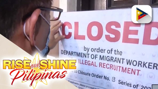 DMW, ipinasara ang isang maritime consultancy firm sa Parañaque dahil sa paniningil ng placement fee