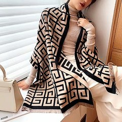 British Classic Cashmere Double-Sided Scarf Women