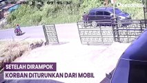 CCTV di Agam Rekam Korban Perampokan Diturunkan dari Mobil, Emas dan Uang Raib