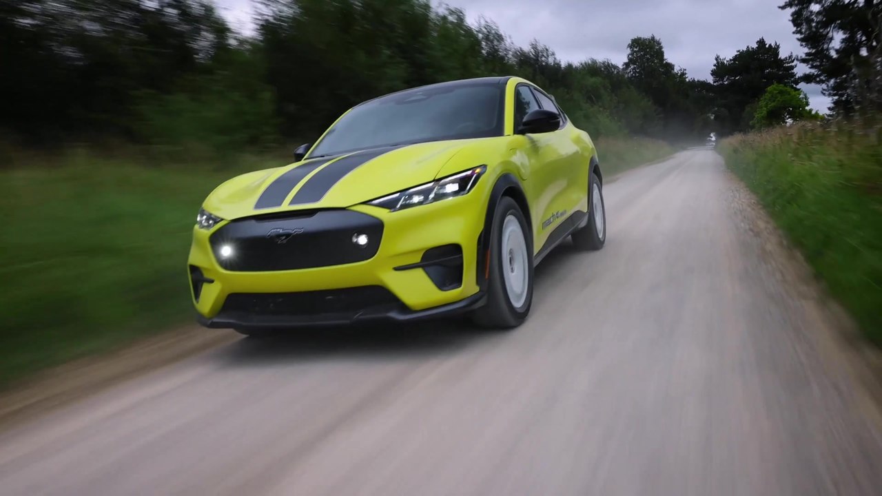 The All-Electric Ford Mustang Mach-E Rally Driv...