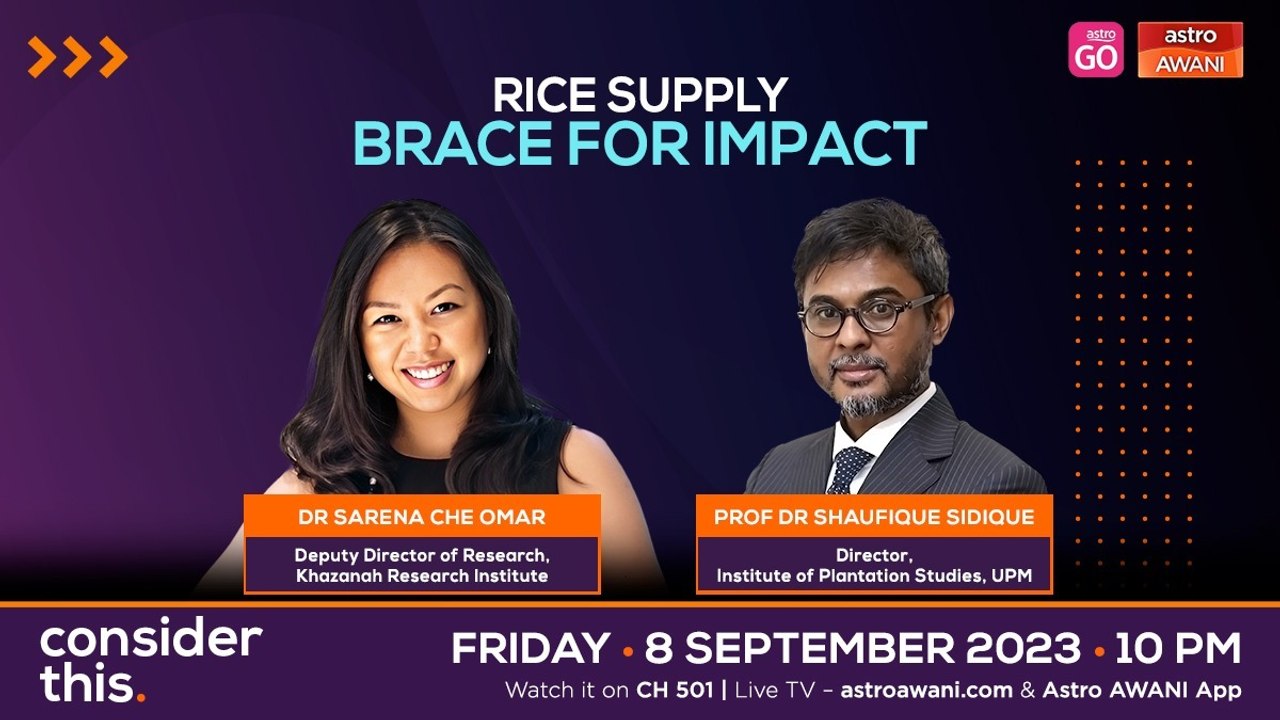 Consider This: Rice Supply (Part 2) - What Policy Priorities for the Current Crisis?