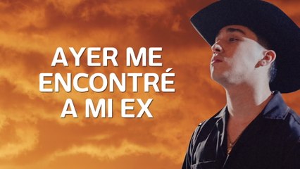 Nathan Galante - Ayer Me Encontré A Mi Ex (LETRA / En Vivo)