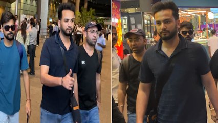 Bigg Boss OTT 2 Winner Elvish Yadav आए Mumbai, Airport पर दिखा Swag वाला अंदाज