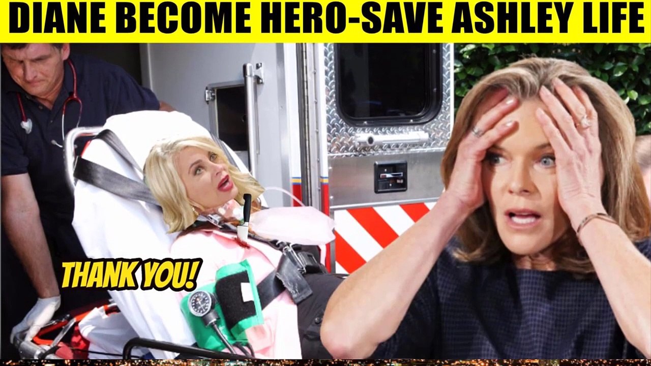 CBS Young And The Restless Diane takes Ashley to the hospital and saves her life