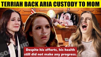 CBS Young And The Restless Teriah is depressed - will they return Aria to her bi