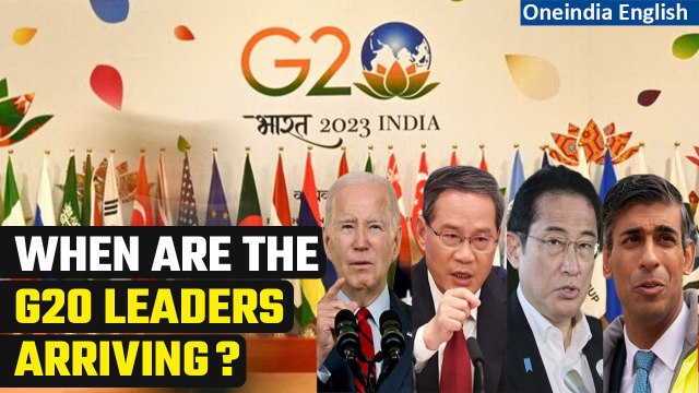 G20 Summit: World Leaders who have arrived in Delhi and who are yet to arrive | Oneindia News