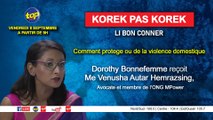 KOREK PAS KOREK - Comment protege ou de la violence domestique  Dorothy Bonnefemme reçoit Me Venusha Autar Hemrazsing, Avocate et membre de l’ONG MPower